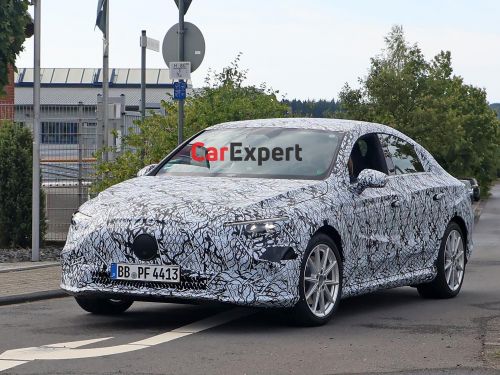 Next-generation Mercedes-Benz CLA electric car spied