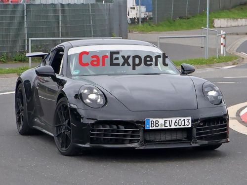 Porsche 911 hybrid prototype spied with Turbo, GT3 elements