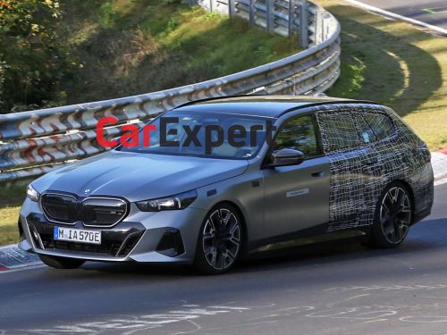 BMW's first electric wagon hits the Nurburgring