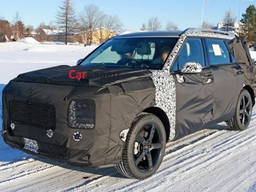Spied! Boxier 2025 Hyundai Palisade ditching diesel for hybrid