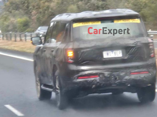 2025 Nissan Patrol spied testing in Australia