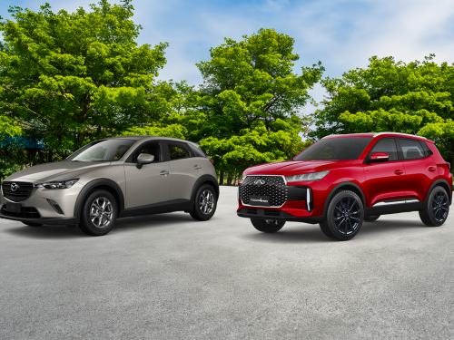 2025 Chery Tiggo 4 Pro Ultimate vs Mazda CX-3 Sport comparison