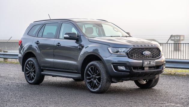 2020 Ford Everest SPORT (4WD 7 SEAT) four-door wagon Specifications ...