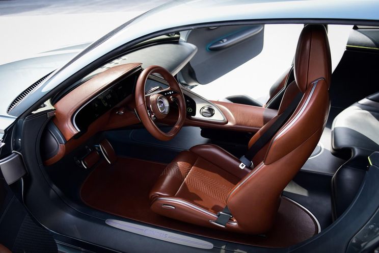 Genesis X Speedium Coupe concept interior revealed