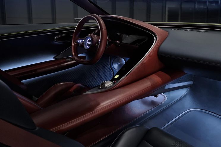 Genesis X Speedium Coupe concept interior revealed