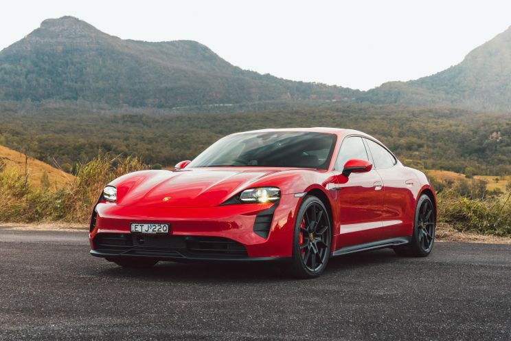 Porsche Taycan: Facelifted electric car spied with minimal camouflage