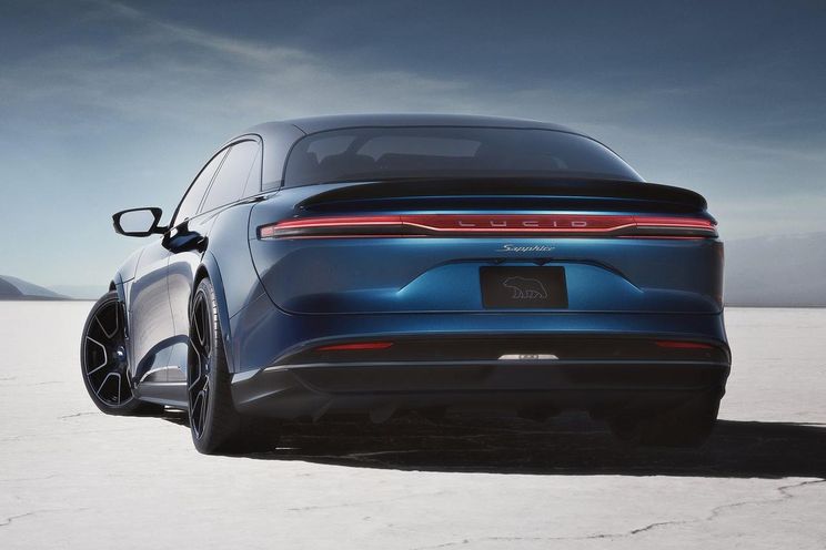 Lucid Air Sapphire: Tri-motor sedan's wild figures revealed