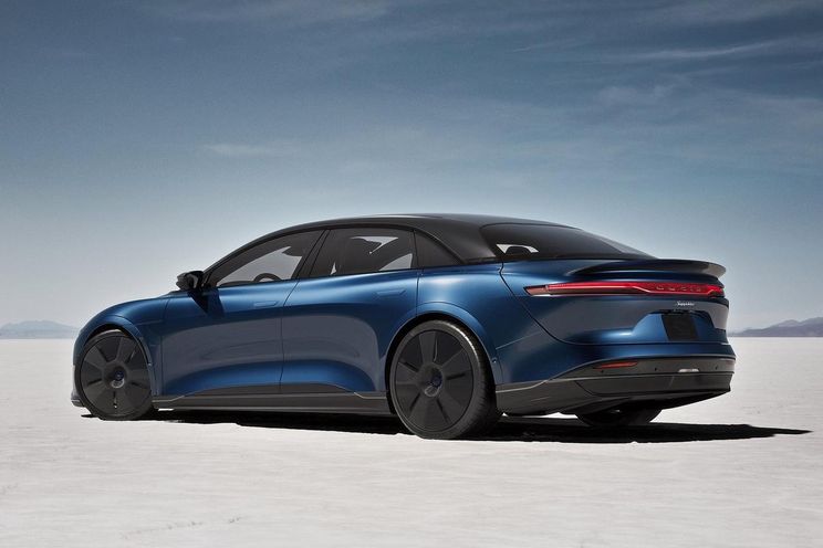 Lucid Air Sapphire: Tri-motor sedan's wild figures revealed