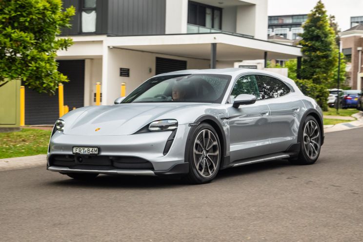 Porsche Taycan: Facelifted electric car spied with minimal camouflage