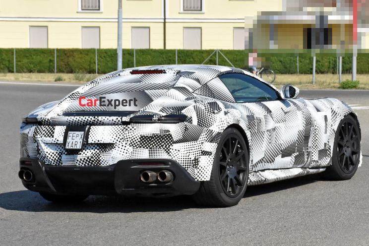Ferrari 812 Superfast successor snapped