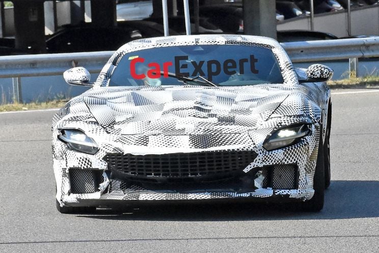 Ferrari 812 Superfast successor snapped