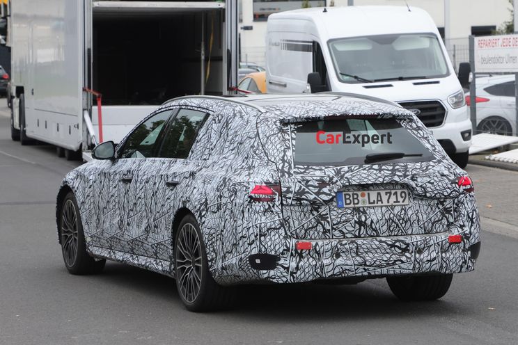 2024 Mercedes-Benz E-Class wagon spied