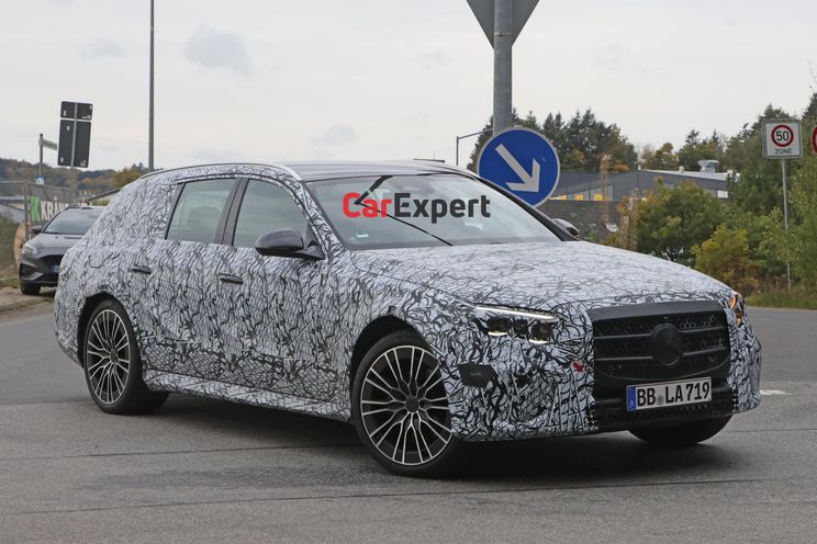 2024 Mercedes-Benz E-Class wagon spied