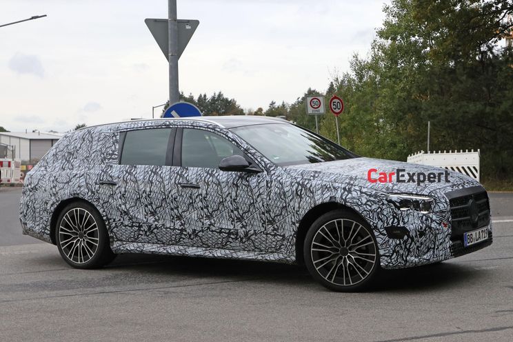 2024 Mercedes-Benz E-Class wagon spied