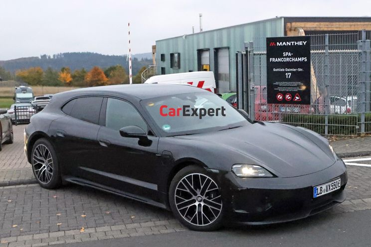 Porsche Taycan update, high-performance variant spied