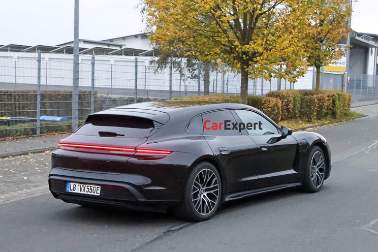 Porsche Taycan update, high-performance variant spied