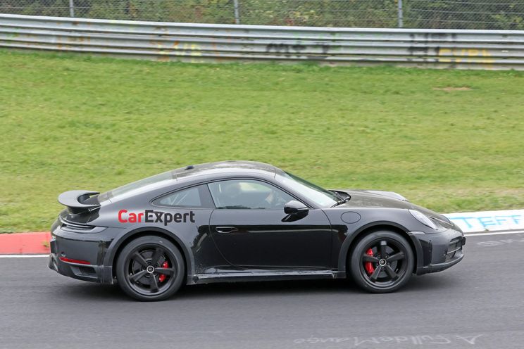 2023 Porsche 911 Dakar spied at the Nurburgring