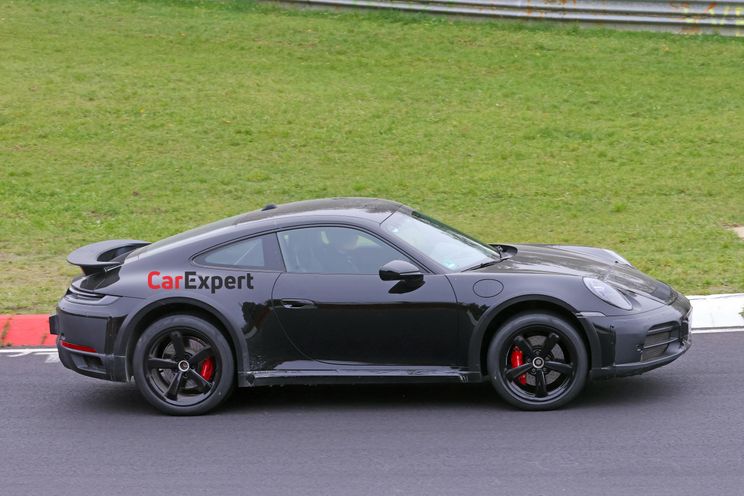 2023 Porsche 911 Dakar spied at the Nurburgring