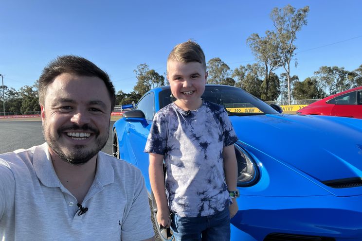 Oscar's day out: Raising money for charity