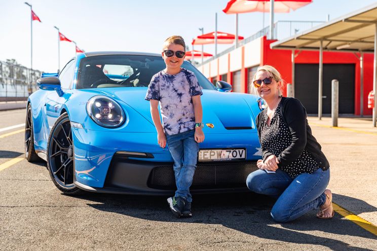 Oscar's day out: Raising money for charity