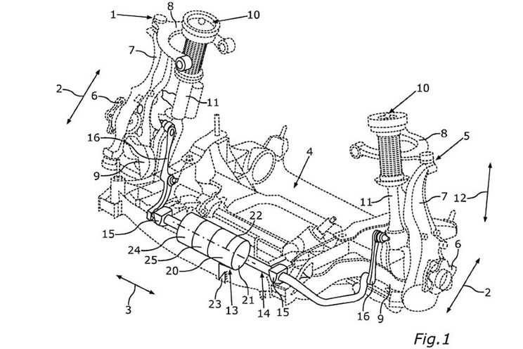BMW patents battery-charging suspension system