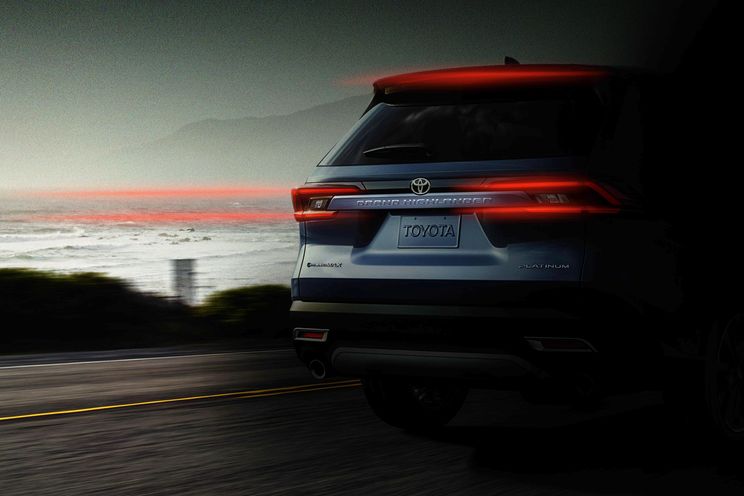Toyota Grand Highlander teased with new Hybrid Max drivetrain