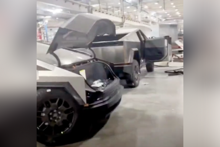 Leak reveals how big the Tesla Cybertruck is