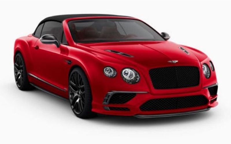 2019 Bentley Continental SUPERSPORTS two-door convertible