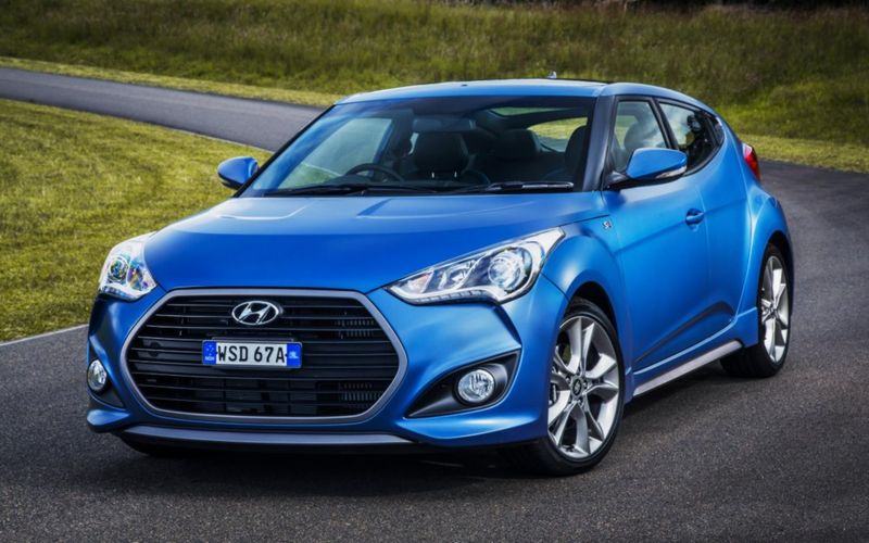 Hyundai Veloster Turbo Interior Blue