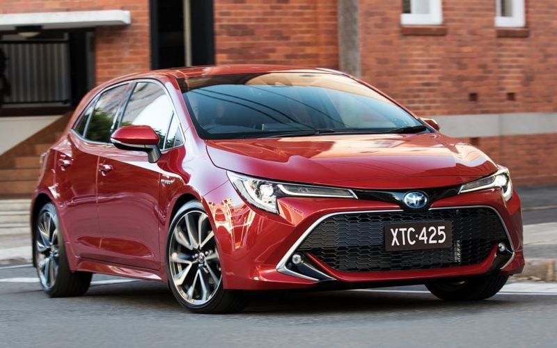 2020 Toyota Corolla ZR TWO TONE OPTION HYBRID five-door hatchback