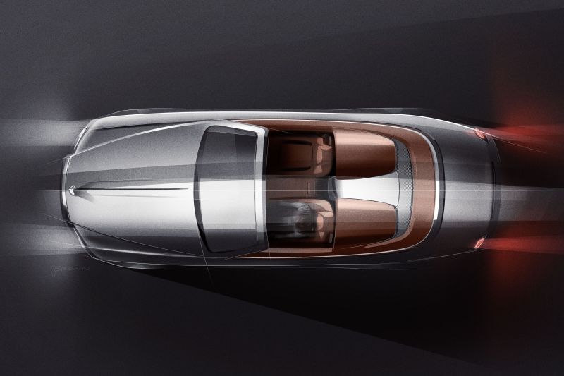 Rolls-Royce Dawn Silver Bullet teased