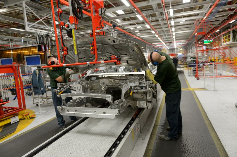 Jaguar Land Rover furloughs half its employees