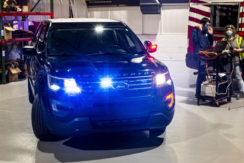 Ford heats up US police cars to combat COVID-19