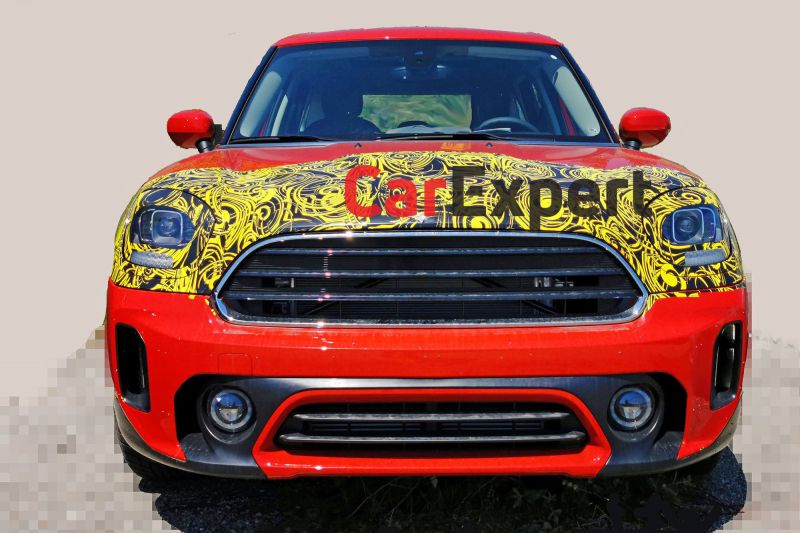 2021 Mini Countryman facelift spied