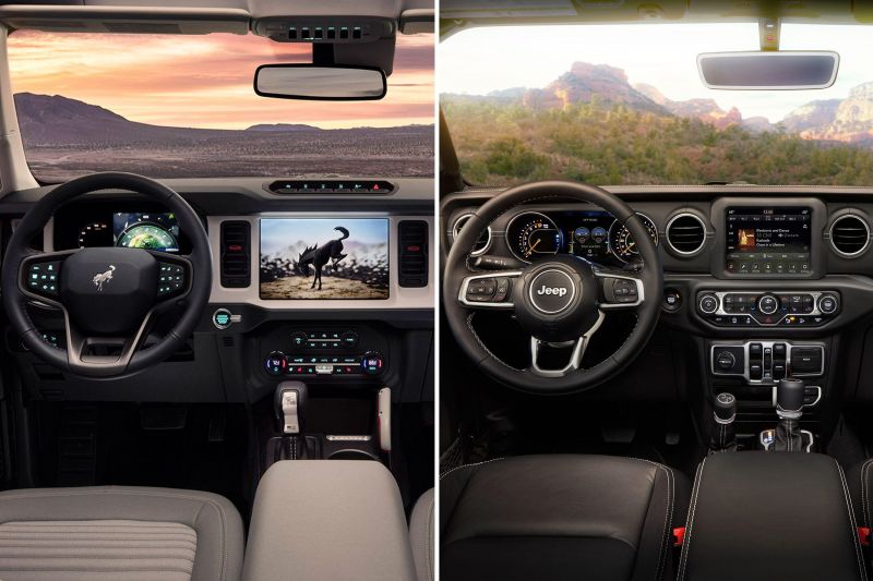 Design Battle: Ford Bronco vs Jeep Wrangler