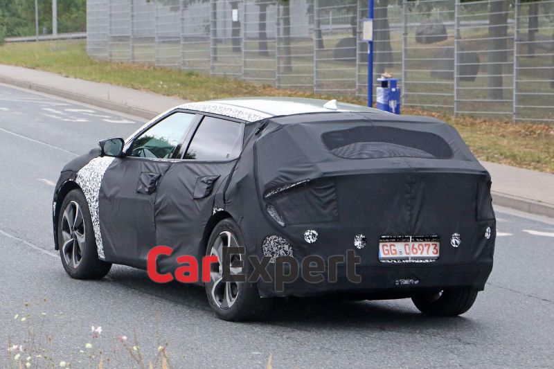 Kia electric car spied