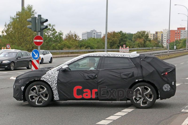 Kia electric car spied