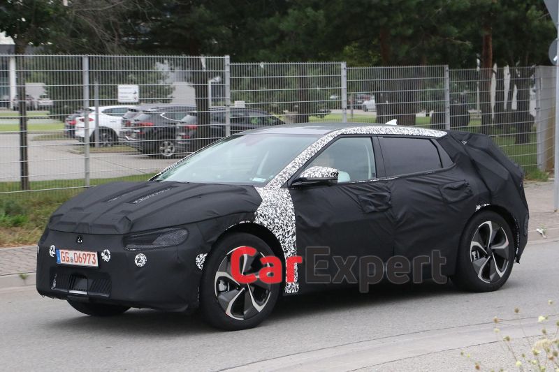 Kia electric car spied