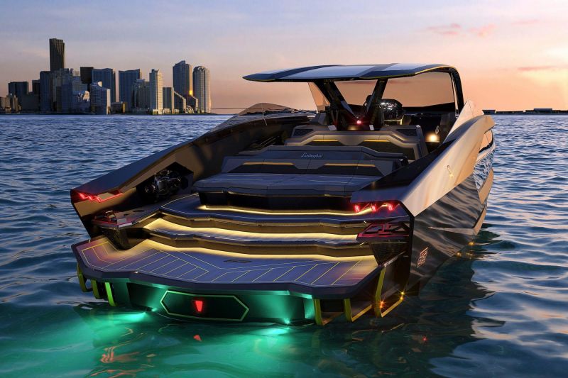 Lamborghini's 4000hp, 24-cylinder yacht will set you back $4.8 million