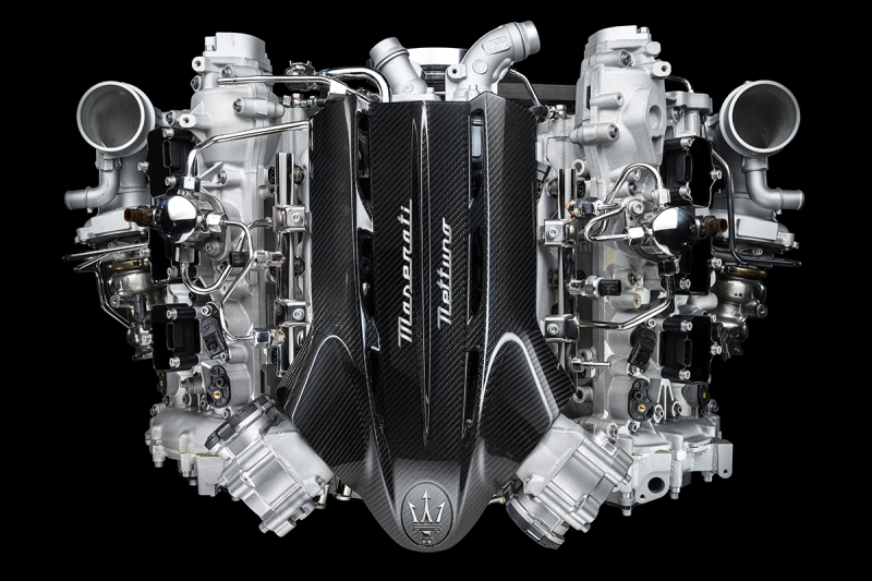 Maserati reveals the MC20's turbo V6 heart