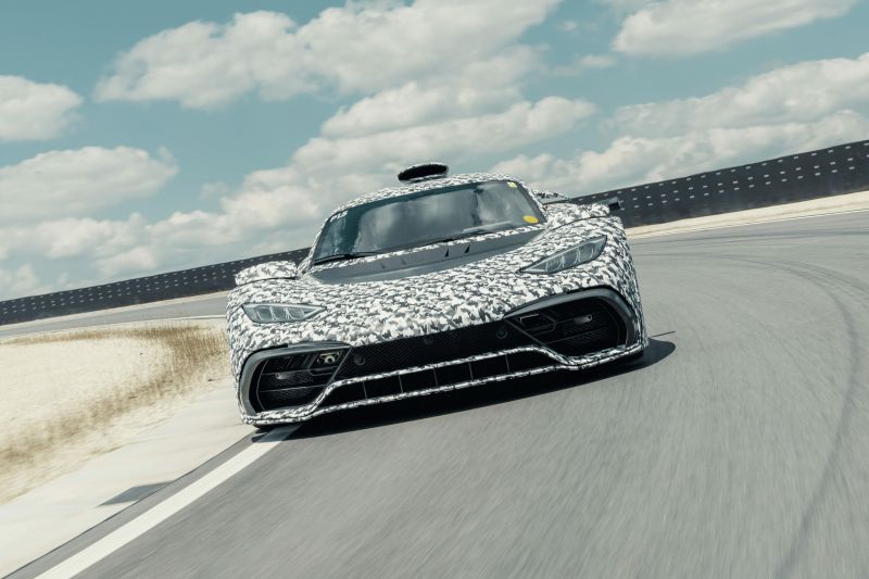 Mercedes-AMG Project One hits the track