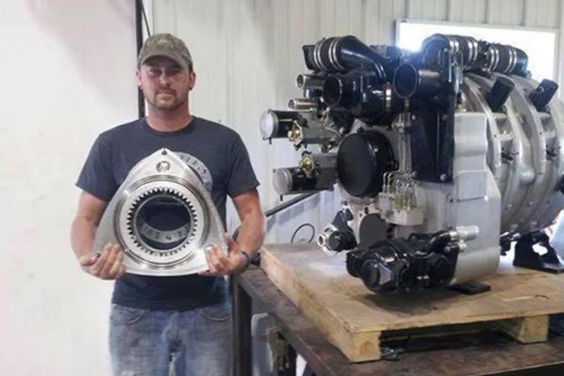 Man builds 3000hp 34.7L (2100cu) turbocharged big-block rotary engine – it's insane