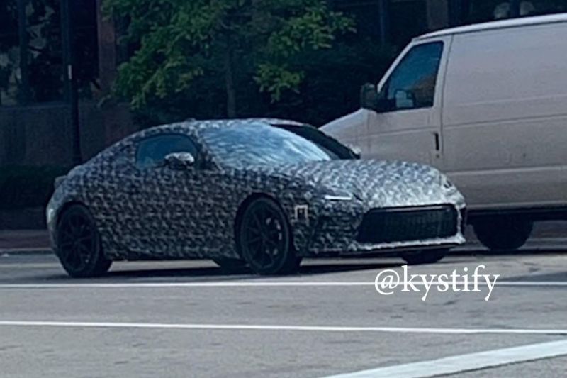 2022 Toyota GR 86 or Subaru BRZ spied