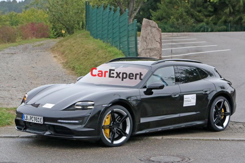 2022 Porsche Taycan Cross Turismo spied looking production-ready