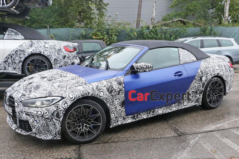 2022 BMW M4 convertible spied