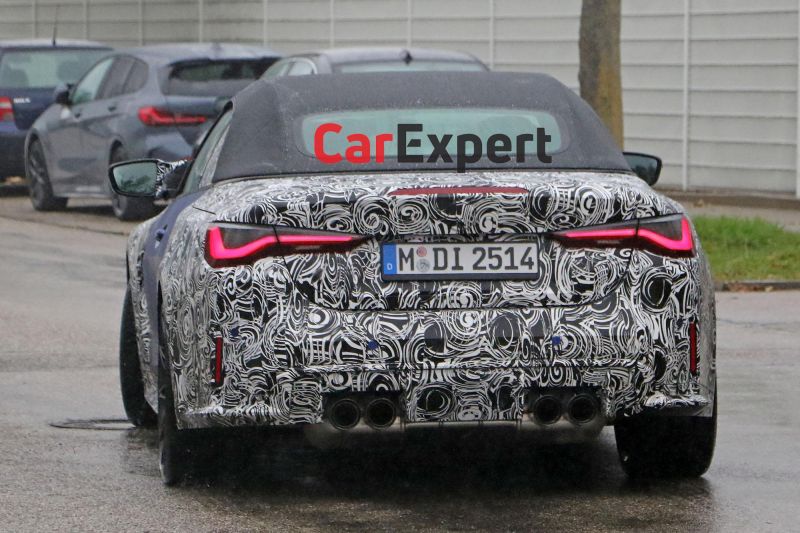 2022 BMW M4 convertible spied
