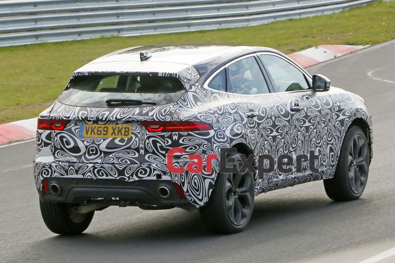 2021 Jaguar E-Pace facelift spied