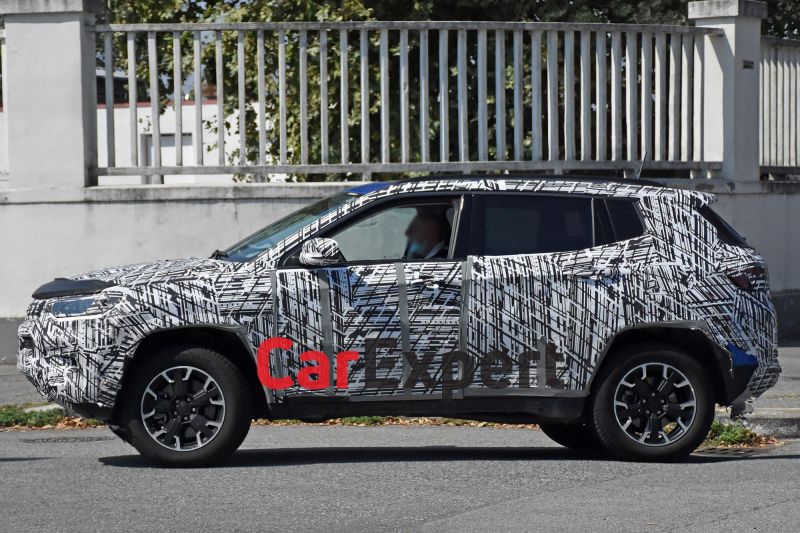 2022 Jeep Compass facelift spied