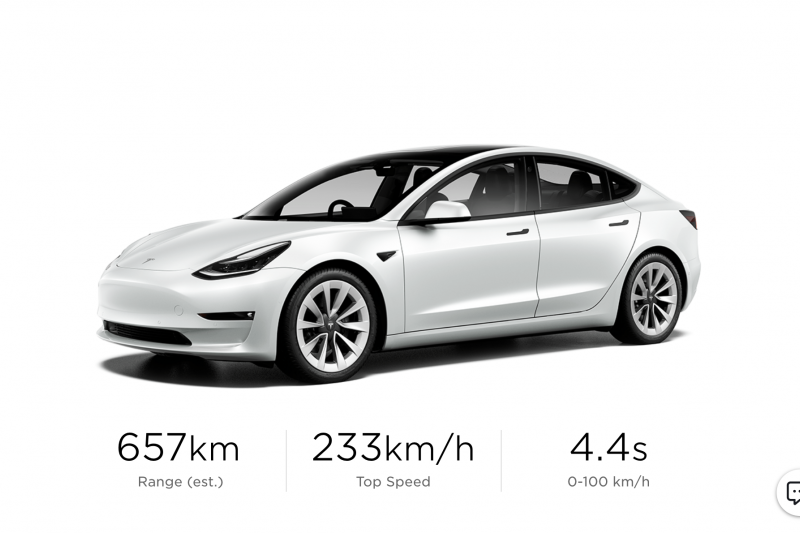 2021 Tesla Model 3 price and specs