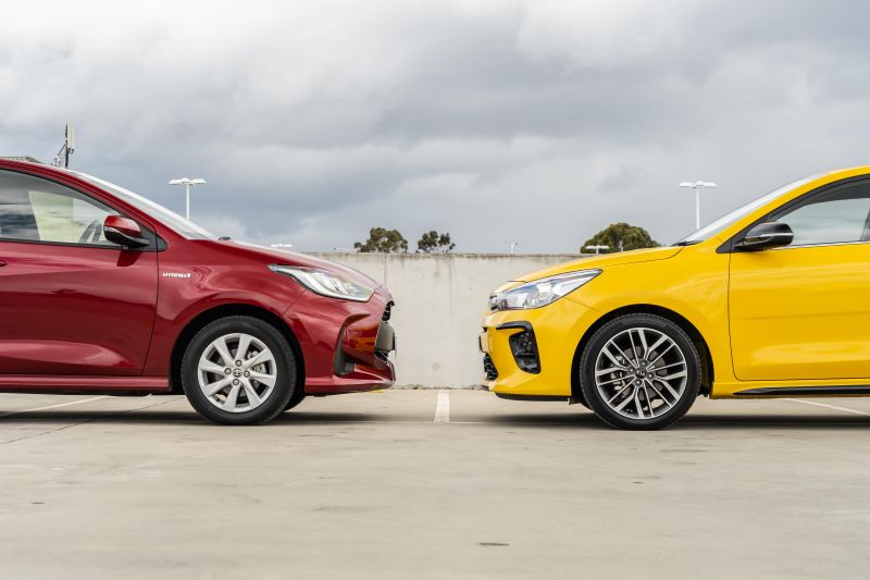  Comparación entre el Kia Rio GT-Line 2021 y el Toyota Yaris SX |  Experto en autos